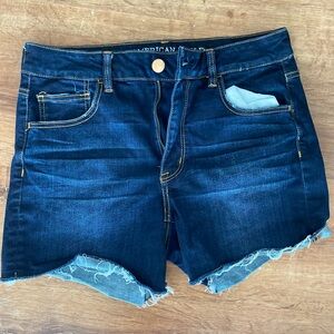 American Eagle Outfitters Women's Deep Indigo Jean Shorts